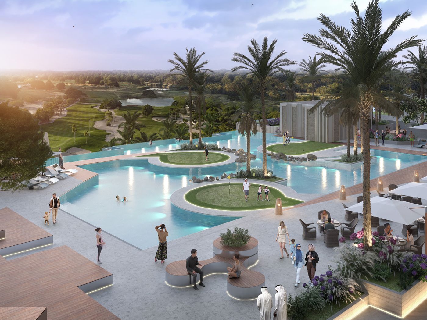 3 Bed Apartment for Sale in Golf Greens, DAMAC Hills – photo 1